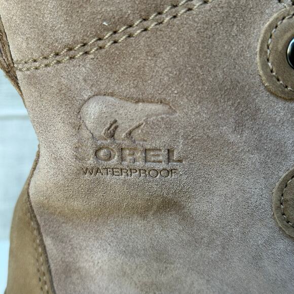 Sorel Women's Explorer Joan waterproof suede boots Sz 8.5 - Picture 6 of 8